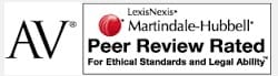 AV - LexisNexis Martindale-Hubbell - Peer Review Rated For Ethical Standards and Legal Ability